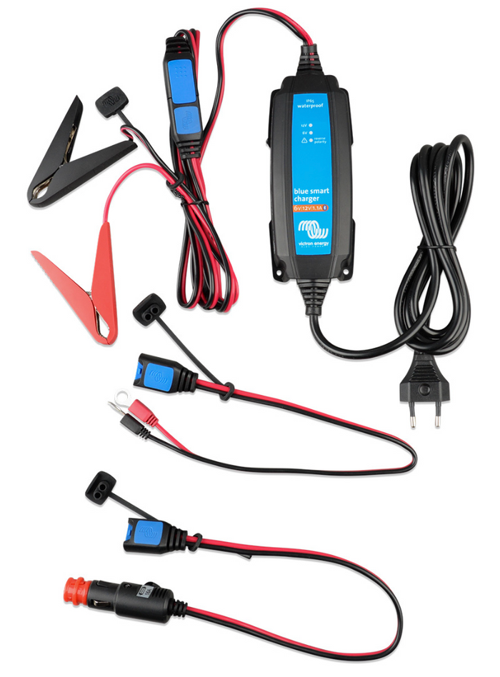 Victron Blue Smart IP65s Battery Charger 6V/12V-1.1A 230V AU/NZ