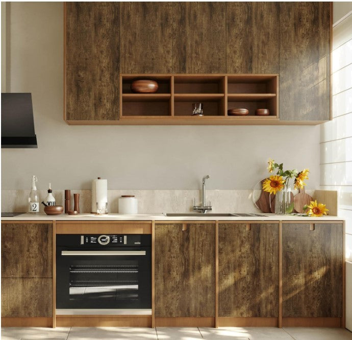 Vinyl Wrap Wood Effect Wallpaper Self Adhesive Oak Brown 60x500cm-251