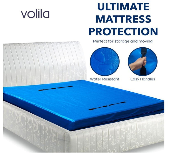 Volila Double Mattress Bag Waterproof Reusable Heavy Duty Cover 150gsm-291