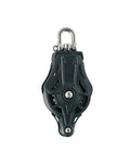 Wichard 74106 Ball bearing blocks / sheave 55 / single / with swivel head and becket - bosunsboat