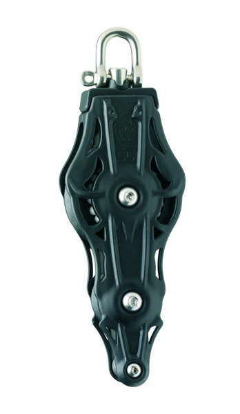 Wichard 75406 Ball bearing blocks / sheave 70 / fiddle / with swivel head and becket - bosunsboat