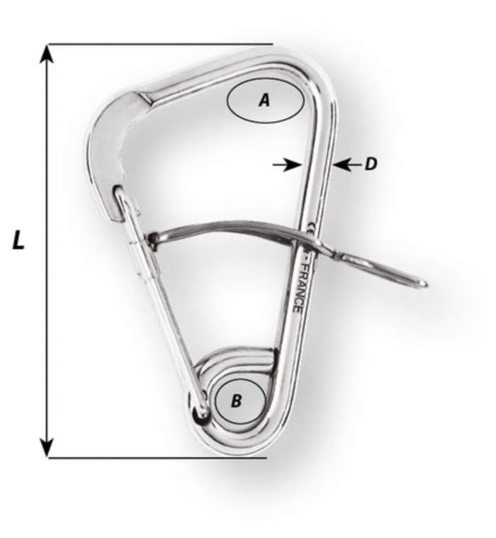 Wichard automatic mooring hook - Length: 170 mm - Bosuns Boat