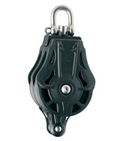 Wichard Double plain bearing block - Sheave 35 - Swivel head & becket - Bosuns Boat