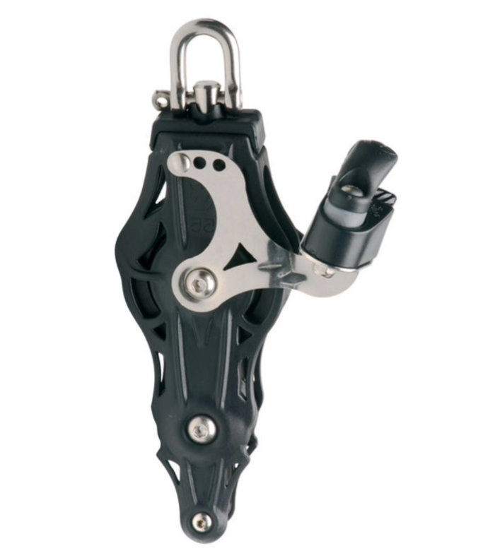 Wichard Fiddle plain bearing block - sheave 35 - Swivel head becket & cam - Bosuns Boat