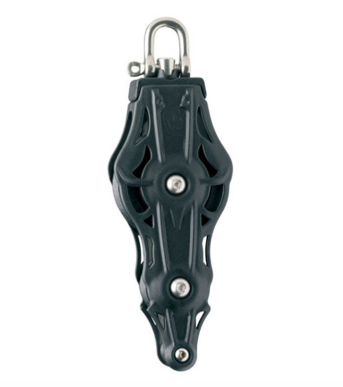 Wichard Fiddle plain bearing block - sheave 45 - Swivel head & becket - Bosuns Boat