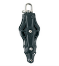 Wichard Fiddle plain bearing block - sheave 45 - Swivel head & becket - Bosuns Boat