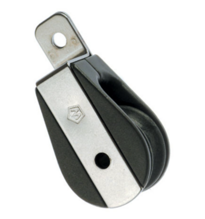 Wichard Marine Single plain bearing block - Sheave 25 - Cheek block - Bosuns Boat
