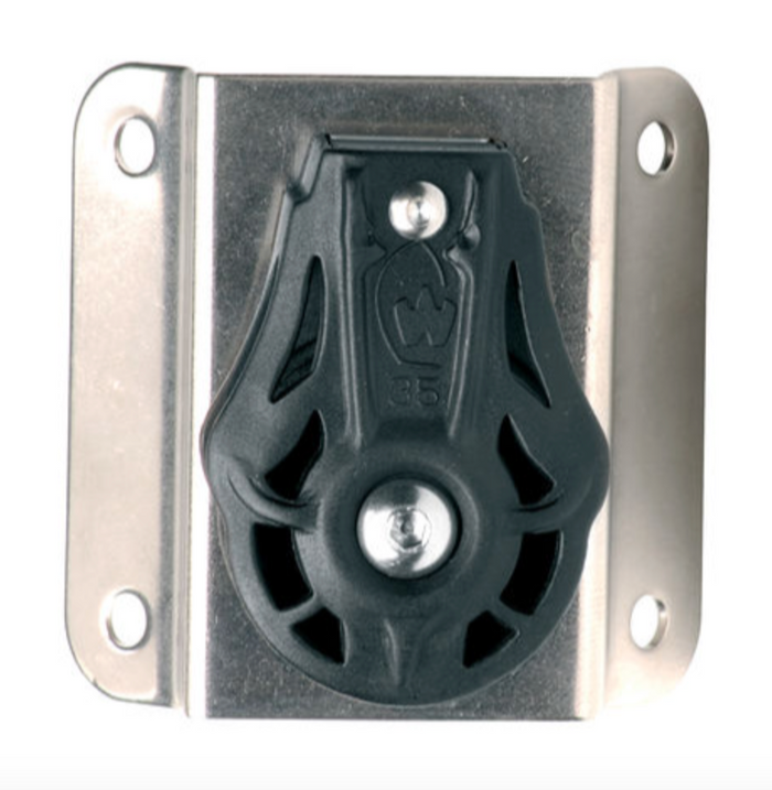 Wichard Marine Single plain bearing block - Sheave 35 - Reefing block - Bosuns Boat