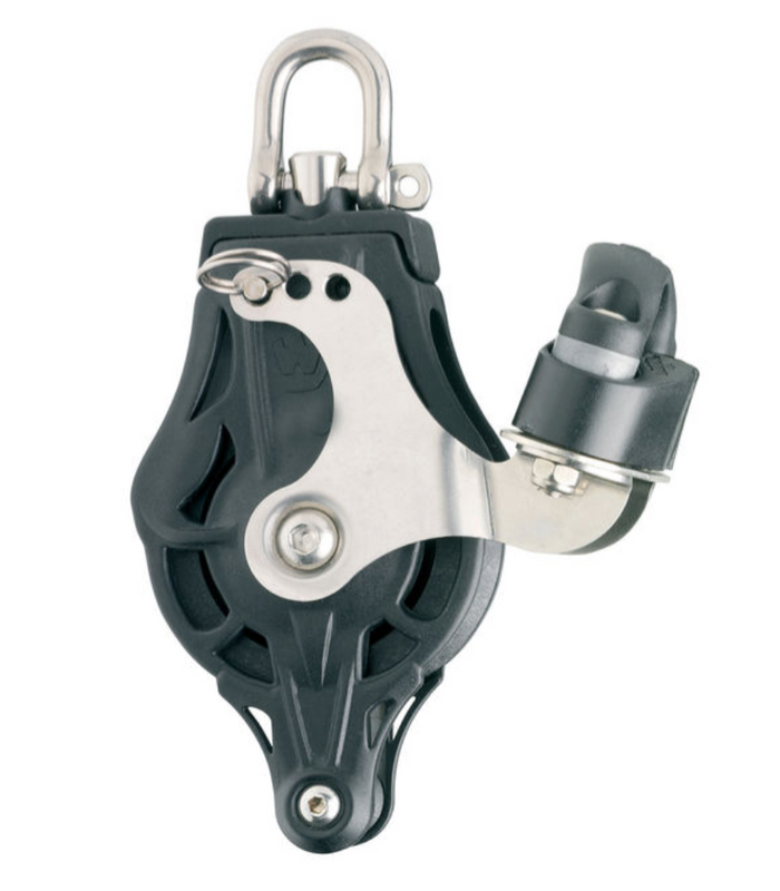 Wichard Marine Single plain bearing block - Sheave 35 - Swivel head becket & cam - Bosuns Boat