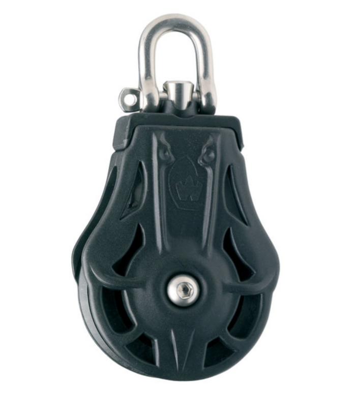 Wichard Marine Single plain bearing block - Sheave 35 - Swivel head - Bosuns Boat