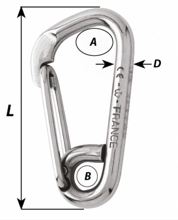 Wichard Mooring hook -  incl: spare attachment fitting - Bosuns Boat