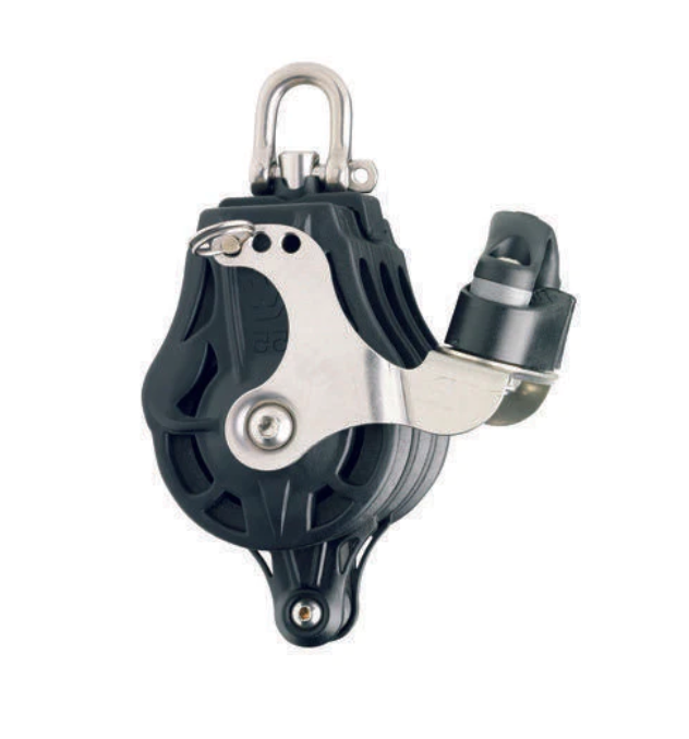 Wichard Pacific Plain Bearing Triple Block Sheave Dia 45mm - Swivel Head w/ Becket & Cam - Bosuns Boat