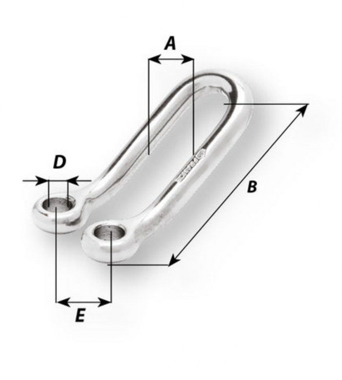 Wichard Reefing eye strap - Dia 6 mm - Spacing 15 mm - Bosuns Boat