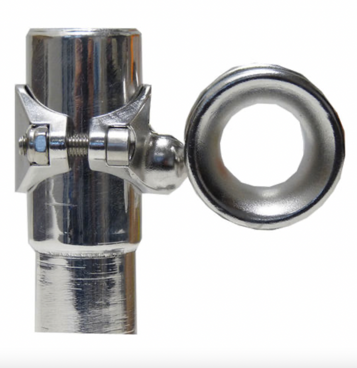 Wichard Single articulated fairlead - For 25 & 28 mm dia stanchion - Bosuns Boat