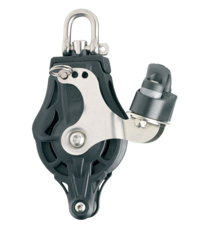 Wichard Single plain bearing block - Sheave 55 - Swivel head becket & cam - Bosuns Boat