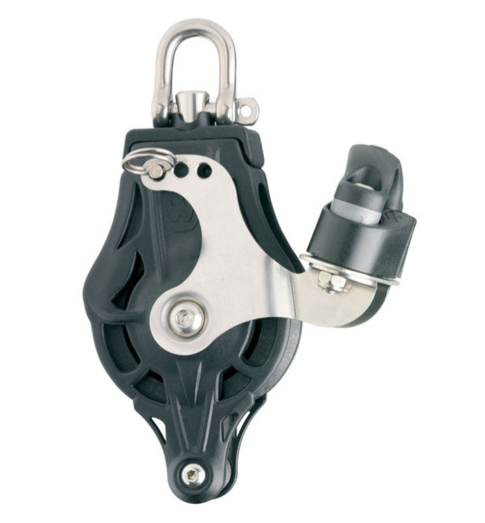 Wichard Single plain bearing block - Sheave 70 - Swivel head becket & cam - Bosuns Boat
