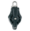 Wichard Single plain bearing block - Sheave 70 - Swivel head & becket - Bosuns Boat