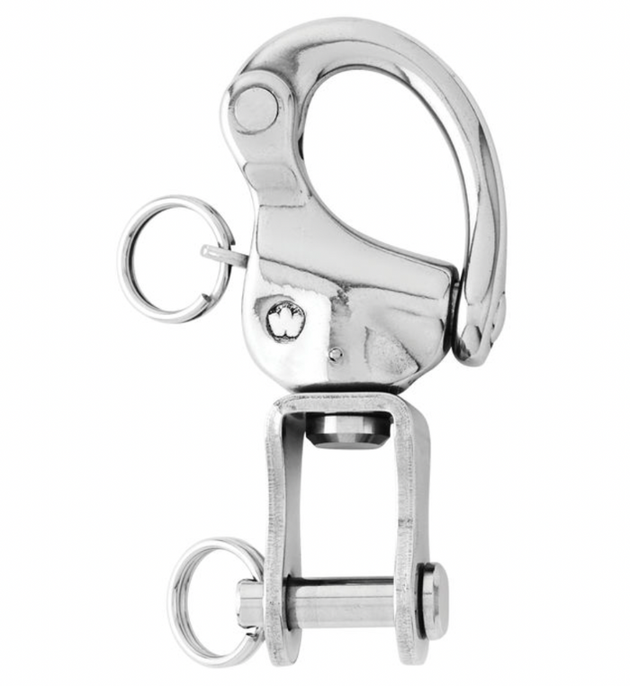 Wichard HR snap shackle - With clevis pin swivel - 3 sizes - Bosuns Boat