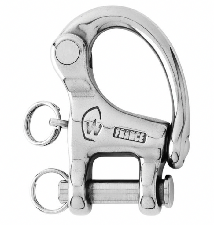 Wichard HR snap shackle with clevis pin - Length: 52 mm - Bosuns Boat