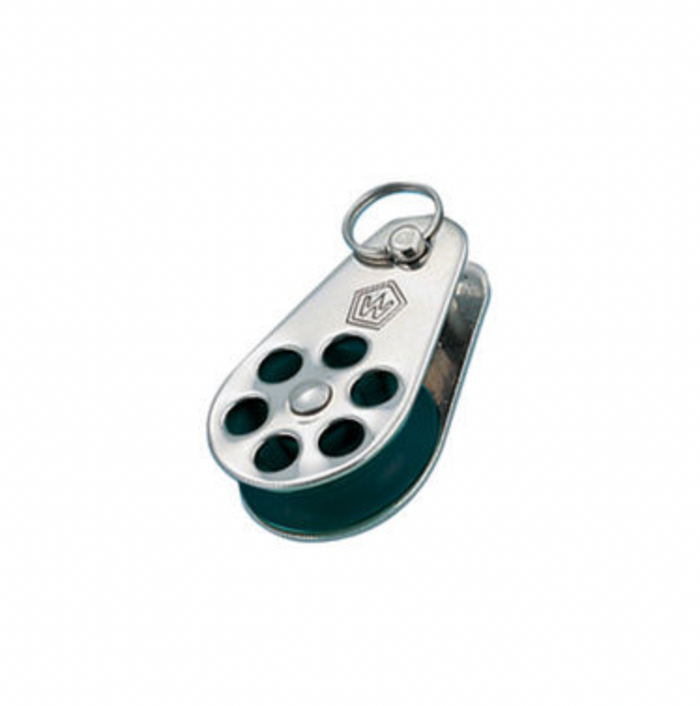 Wichard Stainless steel block - Single - Sheave 24 - Bosuns Boat