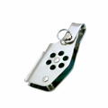 Wichard Stainless steel single block - 24 - with V cleat shackle & becket - Bosuns Boat
