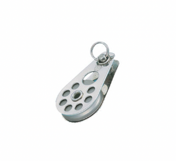 Wichard Stainless steel single block - Alu sheave 36 - For 4 mm wire - Bosuns Boat
