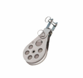 Wichard Stainless steel single block - Alu sheave 70 -Swivel - For 7 mm wire - Bosuns Boat