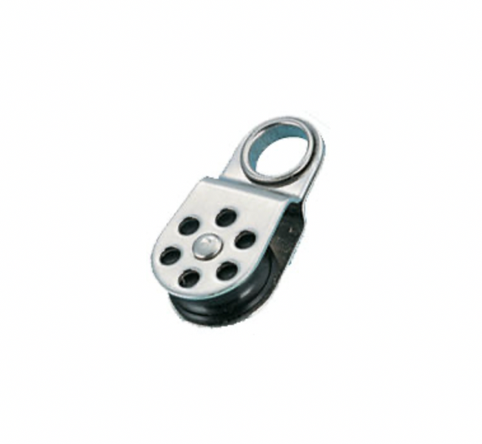Wichard Stainless steel single block - sheave 19 - with eye - Bosuns Boat