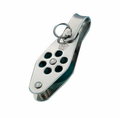 Wichard Stainless steel single block - sheave 24 - with shackle & becket