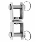 Wichard Swivel - Fork / Fork - Cambered plate - Length: 45 mm - Bosuns Boat