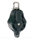 Wichard Triple plain bearing block - Sheave 35 - Swivel head & becket - Bosuns Boat