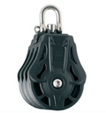 Wichard Triple plain bearing block - Sheave 35 - Swivel head - Bosuns Boat