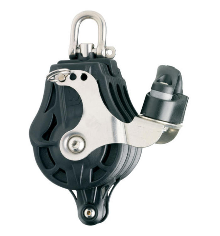 Wichard Triple plain bearing block - Sheave 55 - Swivel head becket & cam - Bosuns Boat