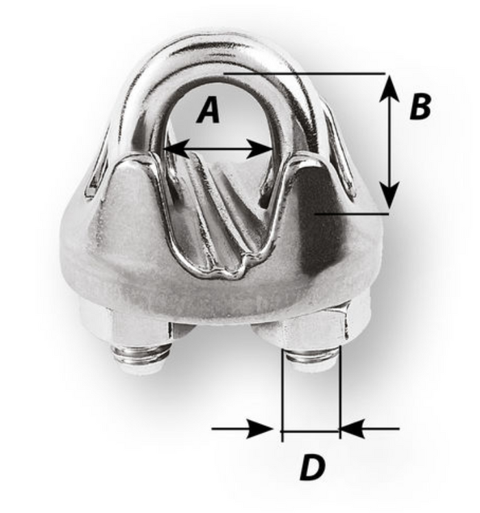 Wichard Wire grip - For wire dia: 12 mm - Bosuns Boat