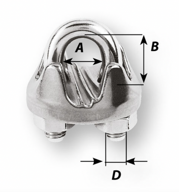 Wichard Wire grip - For wire dia: 7 to 8 mm - Bosuns Boat