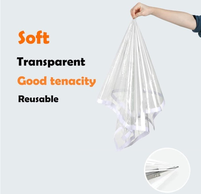 Window Insulation Kit 190x200cm Reusable 180µm Thick Thermal Window Film Cover