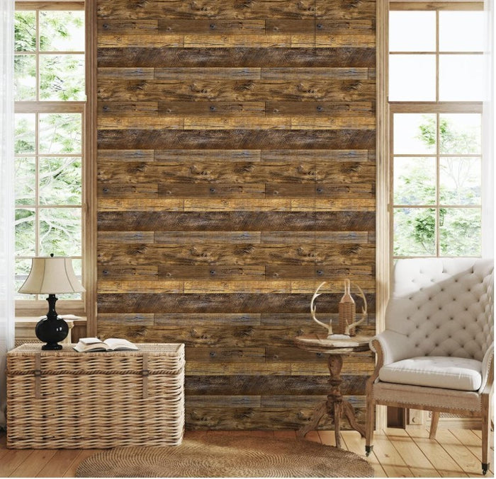 Wood Effect Vinyl Wrap 90x600cm Self Adhesive Wallpaper Waterproof-295