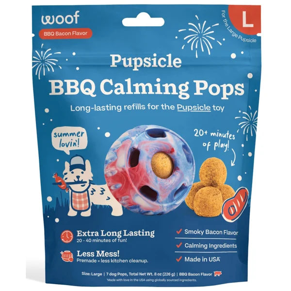 Woof Pupsicle BBQ Calming Pops Refill Dog Treats