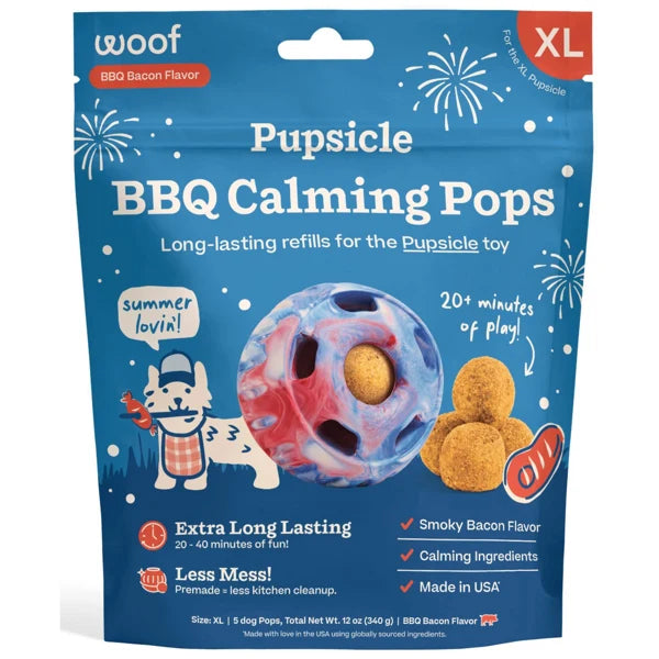 Woof Pupsicle BBQ Calming Pops Refill Dog Treats