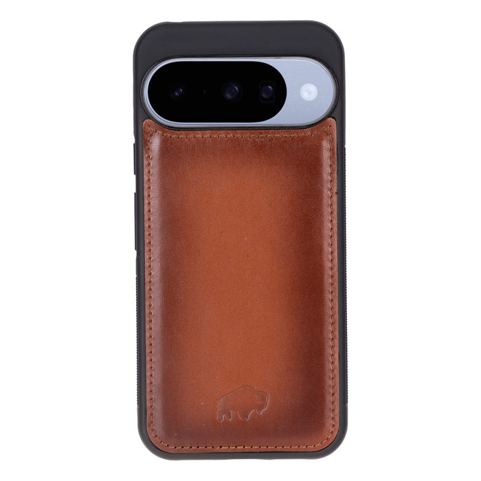 York Leather Google Pixel 10 Case, Burnished Tan - BlackBrook Case