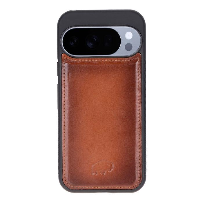 York Leather Google Pixel 10 Pro Case, Burnished Tan - BlackBrook Case