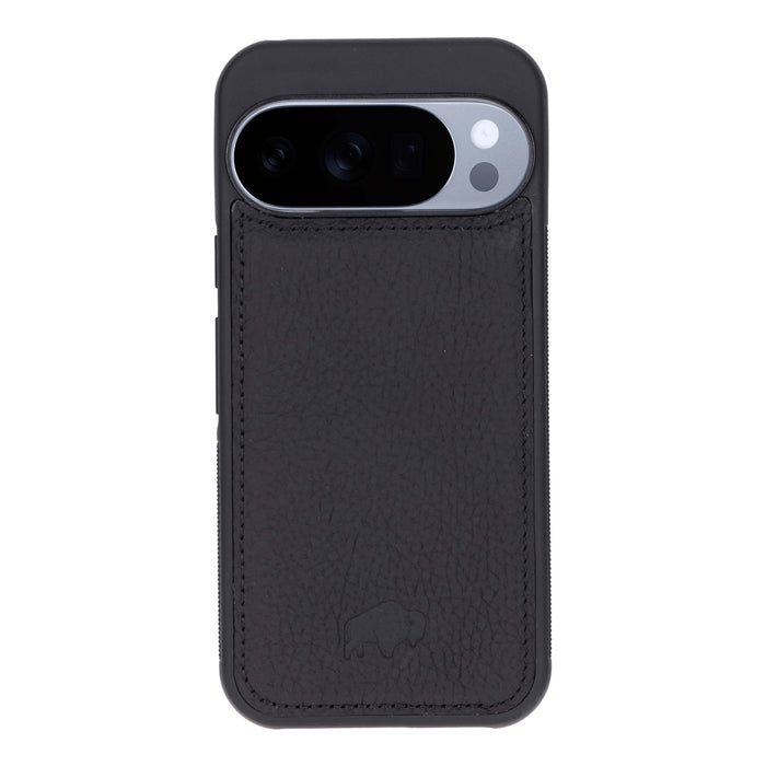 York Leather Google Pixel 10 Pro Case, Pebble Black - BlackBrook Case