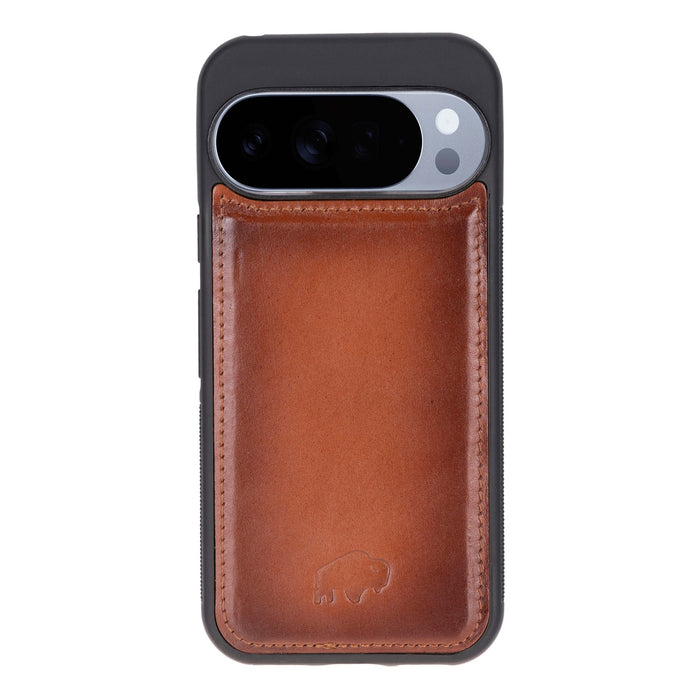 York Leather Google Pixel 10 Pro XL Case, Burnished Tan - BlackBrook Case