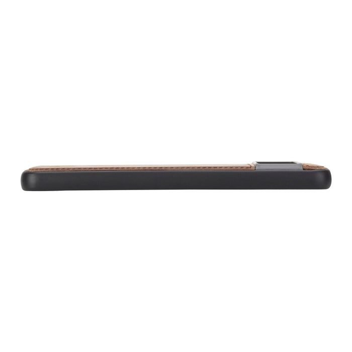 York Leather Snap-On Case – Pixel 8, Distressed Coffee - BlackBrook Case