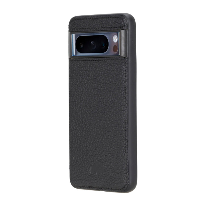 York Leather Google Pixel 8 Pro Case, Pebble Black - BlackBrook Case