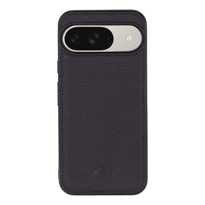 York Leather Google Pixel 9 Case, Pebble Black - BlackBrook Case