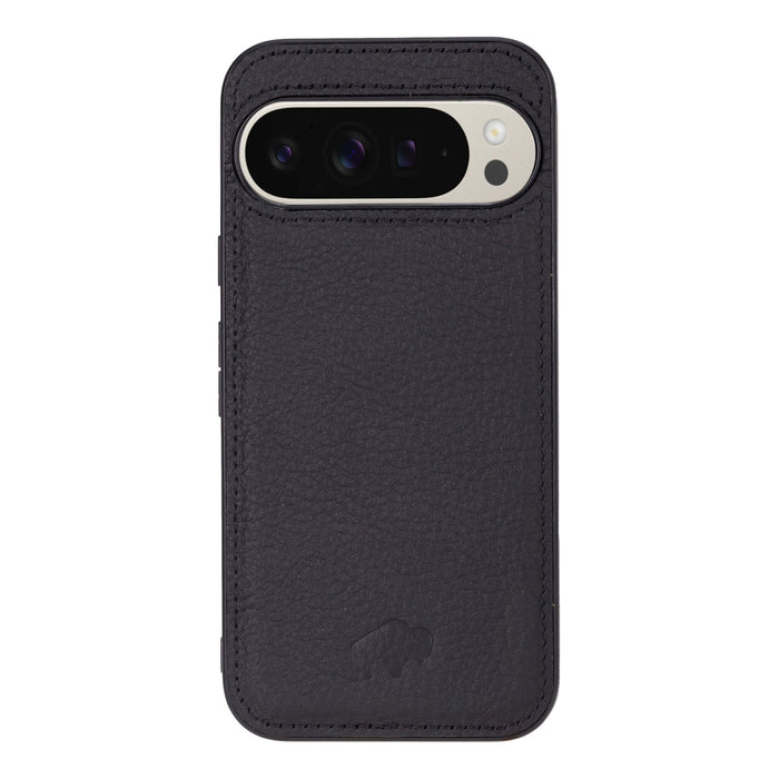 York Leather Google Pixel 9 Pro Case, Pebble Black - BlackBrook Case
