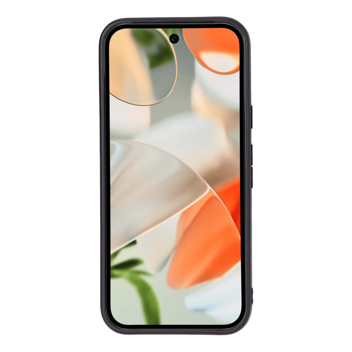 York Leather Google Pixel 9 Pro Case, Pebble Black - BlackBrook Case