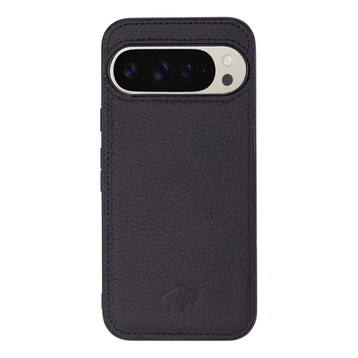 York Leather Google Pixel 9 Pro XL Case, Pebble Black - BlackBrook Case