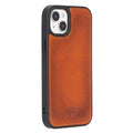 York Leather iPhone 15 Plus MagSafe Case, Burnished Tan - BlackBrook Case